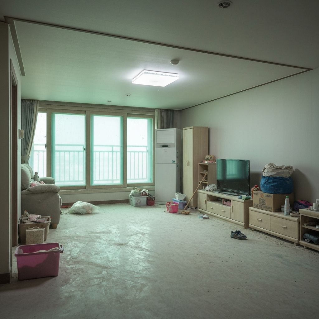 거실/방 청소 청소 전